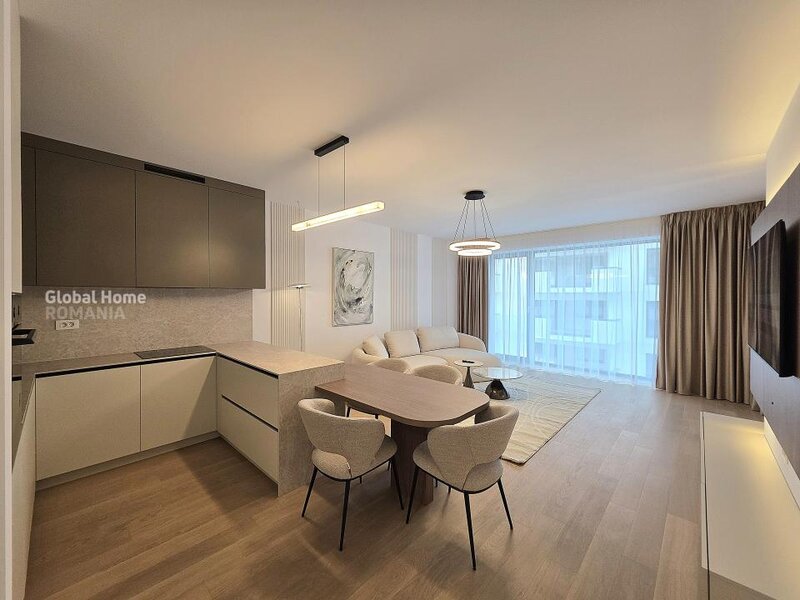 Pipera Plaza, North Avenue, first rent, designer finishes, 2 rooms + parking.