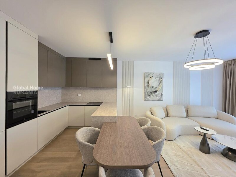 Pipera Plaza, North Avenue, first rent, designer finishes, 2 rooms + parking.