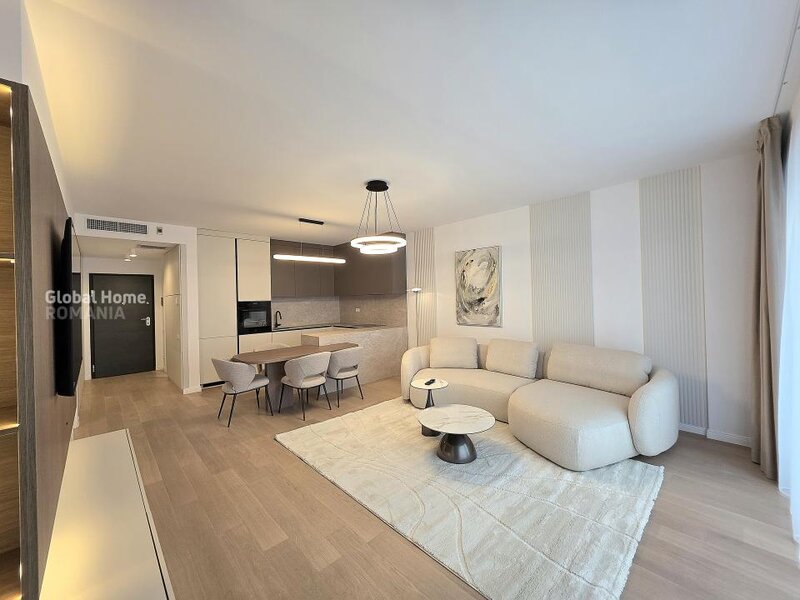 Pipera Plaza, North Avenue, first rent, designer finishes, 2 rooms + parking.