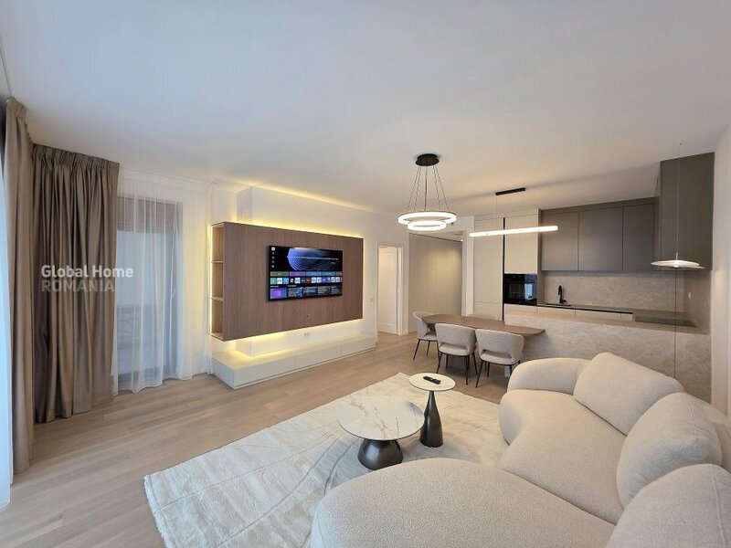 Pipera Plaza, North Avenue, first rent, designer finishes, 2 rooms + parking.