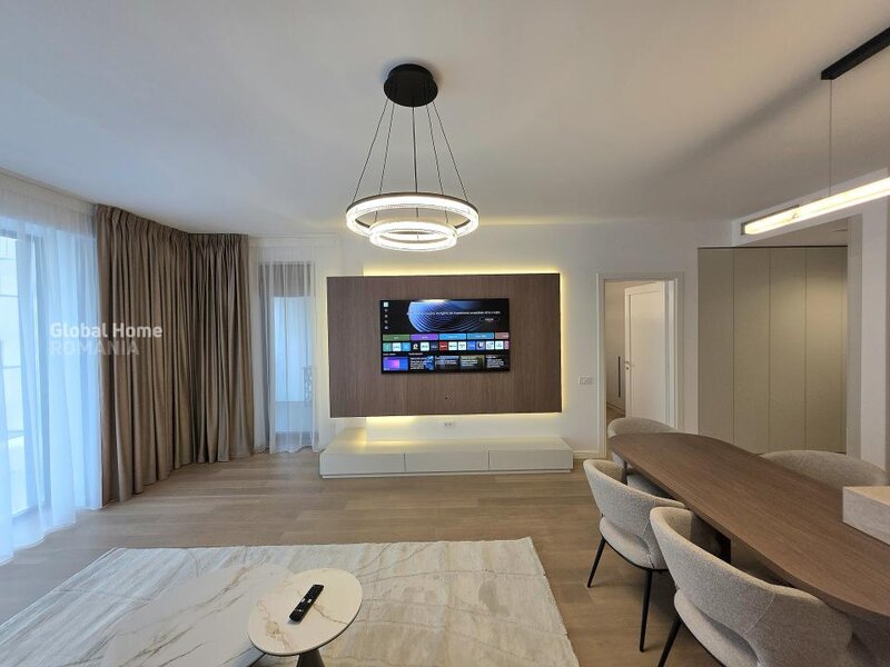 Pipera Plaza, North Avenue, first rent, designer finishes, 2 rooms + parking.