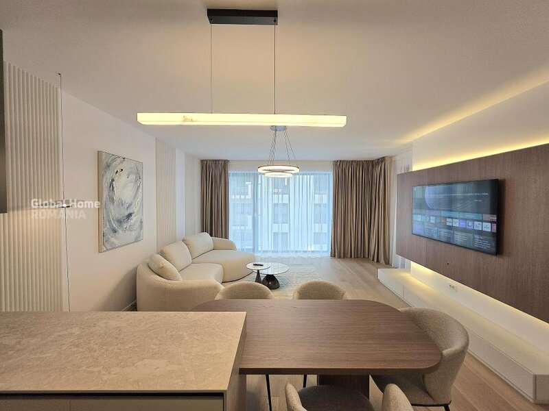 Pipera Plaza, North Avenue, first rent, designer finishes, 2 rooms + parking.