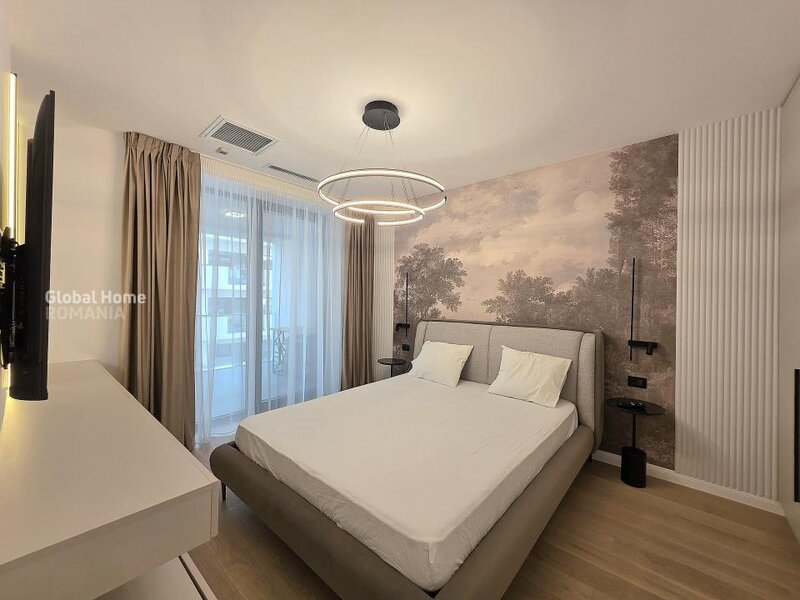 Pipera Plaza, North Avenue, first rent, designer finishes, 2 rooms + parking.