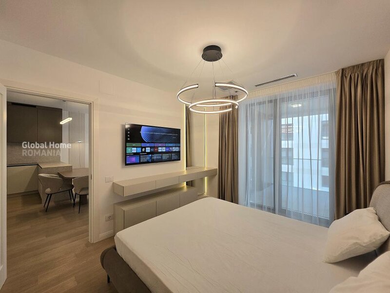 Pipera Plaza, North Avenue, first rent, designer finishes, 2 rooms + parking.